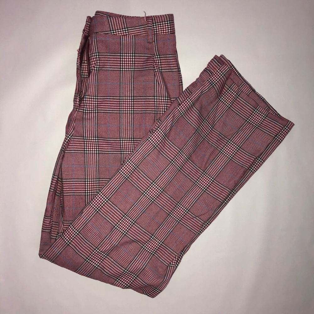 ❌SOLD - Red plaid brandy tilden pants! - Picture 5 of 5